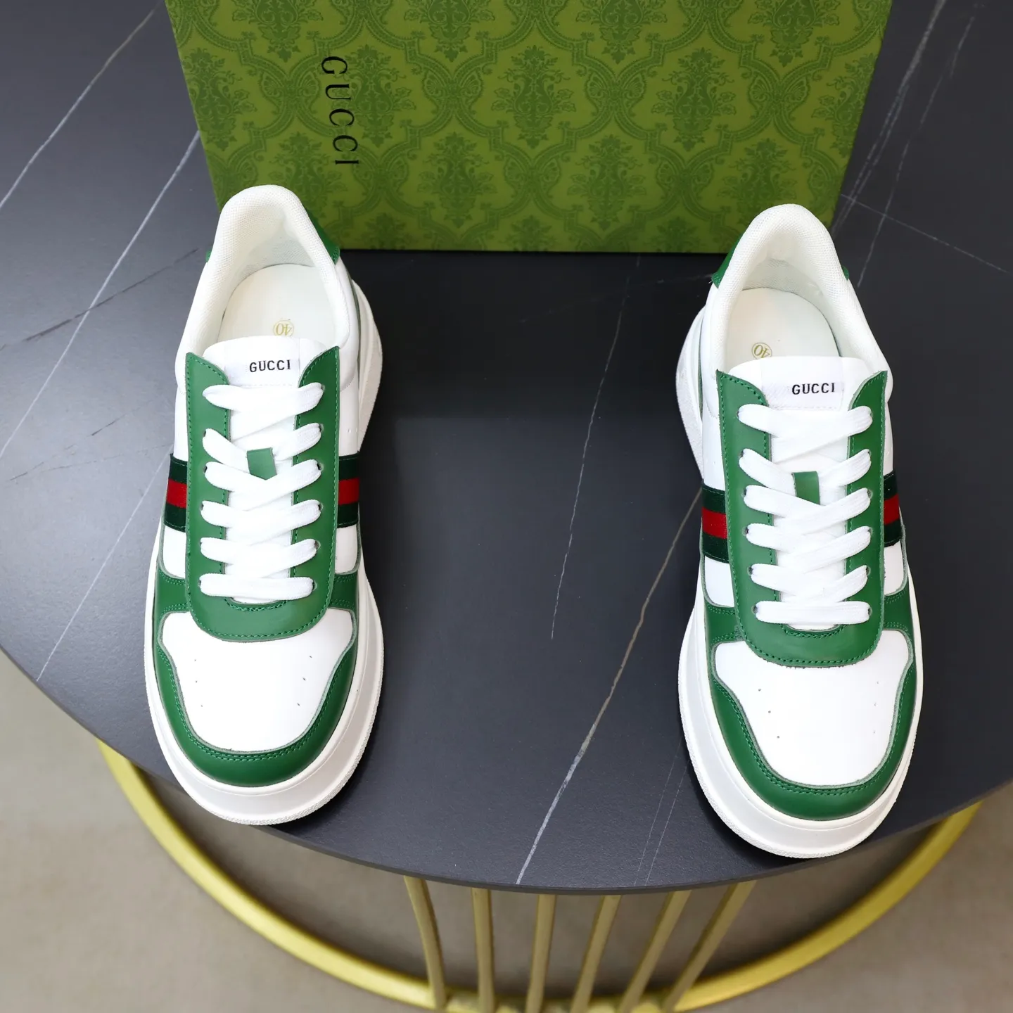 Ex-factory price: 400💰🙅‍♂️🙅‍♂️🙅‍♂️ Brand: GUCCI Standard code: 38-44 (45 customized) Grade: Same as the official website Material: Original leather stitching brand cloth Comfortable and breathable sheepskin lining Lightweight and wear-resistant outsole Style category: Men's fashionable casual shoes Sports shoes Distinguished luxury brand elements Top luxury Color: actual picture color